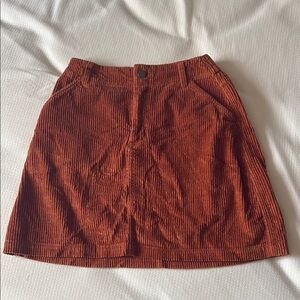 Pact Corduroy A-Line Skirt